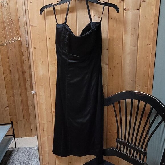 bebe Dresses & Skirts - Bebe Black Mini Dress with Adjustable Straps #Goth #Glam XS